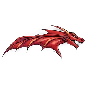 Red Dragon Graphic Png 05032024 PNG image