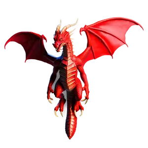 Red Dragon Mythical Creature PNG 05062024