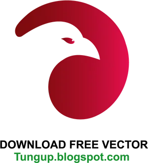 Red Eagle Vector Logo PNG image