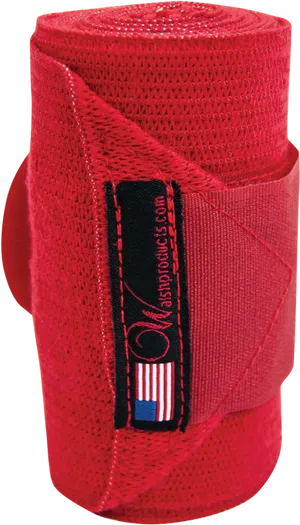 Red Elastic Bandage Roll PNG image