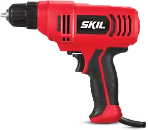 Red Electric Drill PNG image