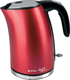 Red Electric Kettle V I T E K PNG image