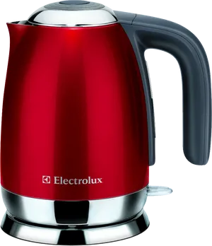 Red Electrolux Electric Kettle PNG