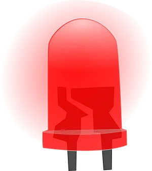 Red Emergency Siren Illustration
