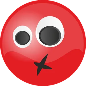 Red Emoji With Bandage