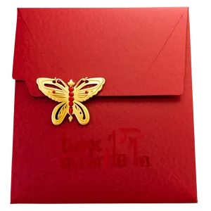 Red Envelope For Birthday PNG 06292024
