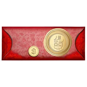 Red Envelope For Cash Gift PNG 43
