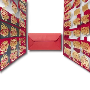 Red Envelope For Happiness PNG Mih