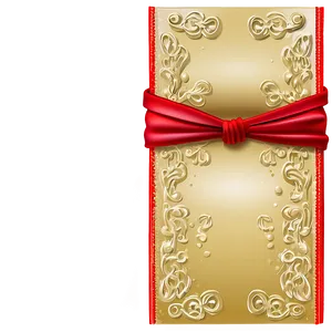 Red Envelope With Embossed Design PNG 97 PNG