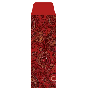 Red Envelope With Paisley Pattern PNG Etq4 PNG