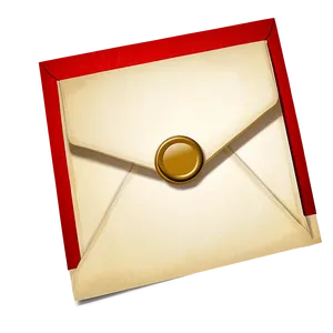 Red Envelope With Seal PNG Haa