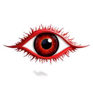 Red Evil Eye PNG Gqq