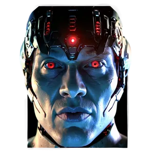Red Eyes Cyborg Png 05252024 PNG image