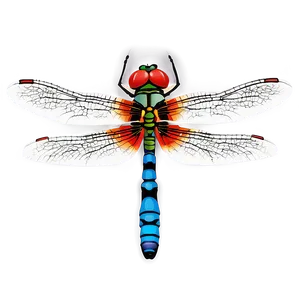 Red Eyes Dragonfly Png Cvg PNG image