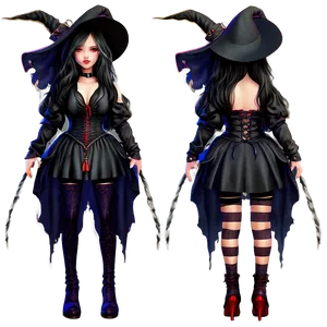 Red Eyes Witch Png Sco PNG image