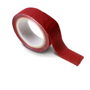 Red Fabric Tape Png 06132024 PNG image