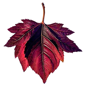 Red Fall Foliage Leaf Png 05252024 PNG image