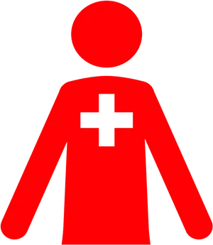 Red Figure Plus Sign PNG