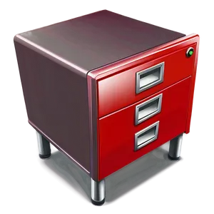 Red Filing Cabinet PNG 98 PNG