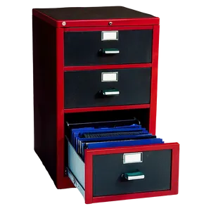 Red Filing Cabinet PNG Cgj29 PNG
