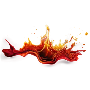 Red Fire Abstract Splash PNG 72 PNG