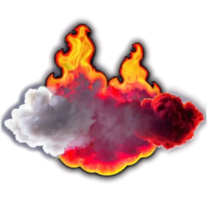 Red Fire And Smoke Png Yri PNG image