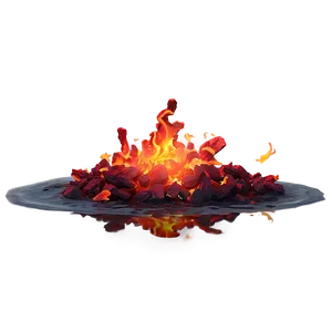 Red Fire Embers Floating Png 06252024 PNG image