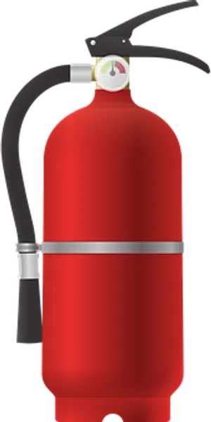 Red Fire Extinguisher Illustration