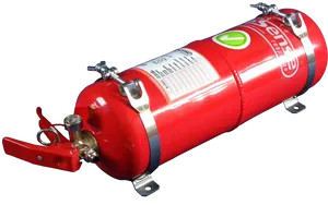 Red Fire Extinguisher Isolated PNG image