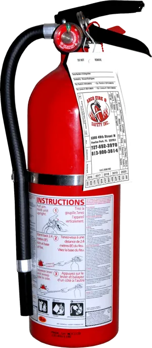 Red Fire Extinguisher PNG image