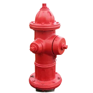 Red Fire Hydrant Isolated PNG image