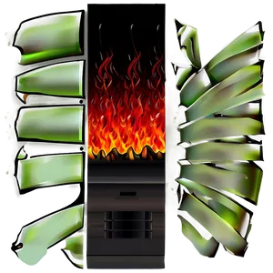 Red Fire Illustration PNG 36 PNG
