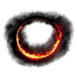 Red Fire Ring Effect PNG Bcj