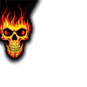 Red Fire Skull Image Png 94 PNG image