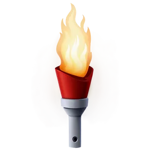 Red Fire Torch Light PNG Wbg