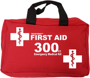 Red First Aid Kit Bag300 C T PNG image