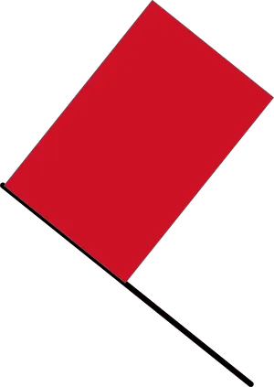 Red Flagon Black Background