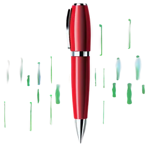 Red Flair Pen PNG 06292024