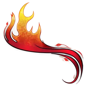 Red Flames D PNG image