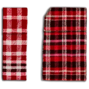 Red Flannel Fabric PNG 06212024 PNG
