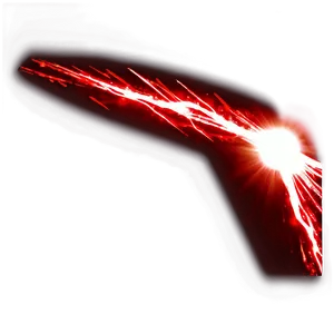 Red Flash Lens Flare PNG 06122024