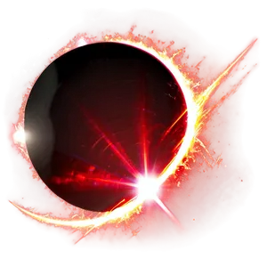 Red Flash Lens Flare PNG 16