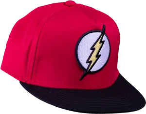 Red Flash Logo Cap PNG image