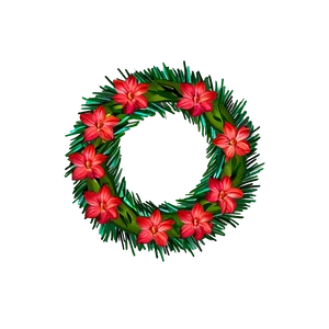 Red Floral Wreath Png 43 PNG image