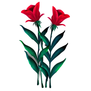 Red Flowers Background PNG Hlv84 PNG