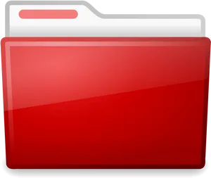 Red Folder Icon PNG