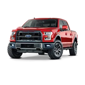 Red Ford F150 Truck Png 06212024 PNG image