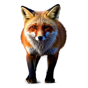Red Fox Graphic Png Qxs6 PNG image