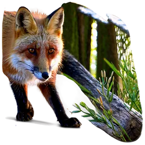 Red Fox In Daylight PNG 06242024 PNG