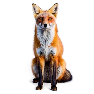 Red Fox In Golden Light Png Ppg50 PNG image